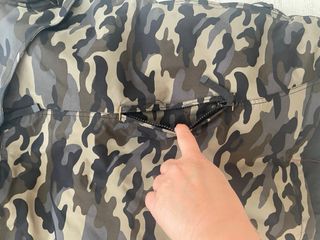 Chaqueta militar camuflaje