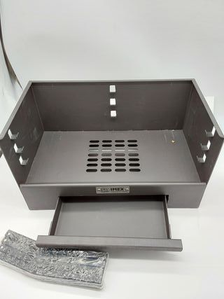 Imex El Zorro 71421.0 Barbacoa Sobremesa con Parrilla Cincada, Negro, 43. 5 x 24. 5 x 39. 5 cm