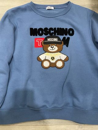 Sudadera Moschino Oso Teddy Azul