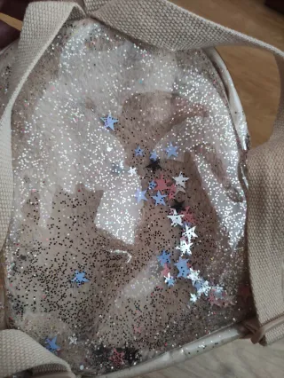 Mochila Zara Kids Brillantina Estrella