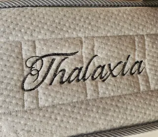 Colchón y base tapizada 105x200