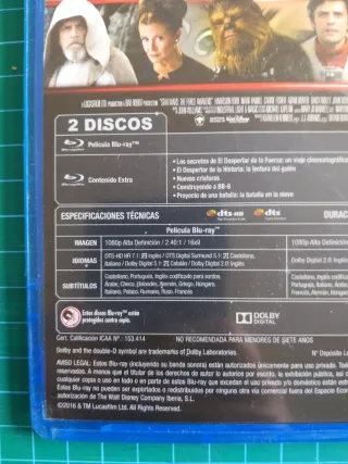 Blu-ray Star Wars: El Despertar de la Fuerza