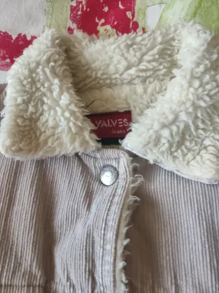 Cazadora pana chica Six Valves beige