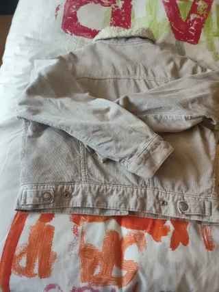 Cazadora pana chica Six Valves beige