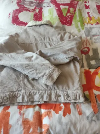 Cazadora pana chica Six Valves beige