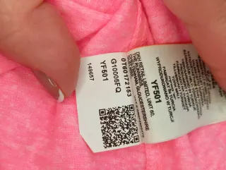 Camiseta Superdry Coral Logo Relieve Talla L