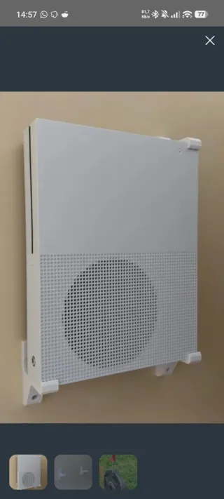 Soporte pared XBOX ONE X - COLOR NEGRO