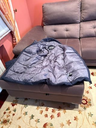 Abrigo Parka Schott Azul Talla XL Nuevo