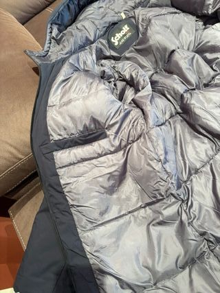 Abrigo Parka Schott Azul Talla XL Nuevo