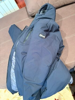 Abrigo Parka Schott Azul Talla XL Nuevo