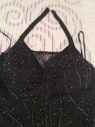 Vestido de fiesta negro talla 44