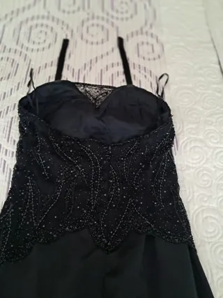 Vestido de fiesta negro talla 44