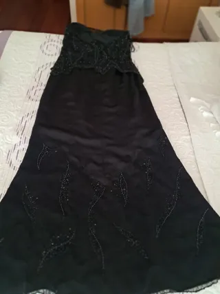 Vestido de fiesta negro talla 44