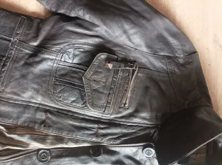 Chaqueta Piel Mango Talla M (mujer)