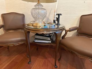 Juego 2 butacas y mesa auxiliar