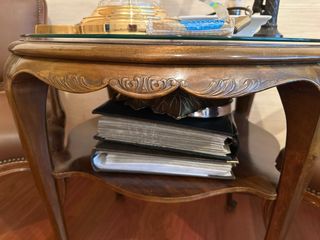 Juego 2 butacas y mesa auxiliar