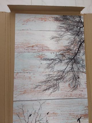 Cabecero Cama PVC Impresión Digital | Ramas 150 x 60 cm | Gris | Cabecero Original y Económico