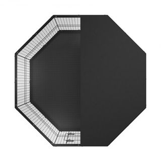 Parco per cani, 8 pannelli metallici pieghevoli, con coperchio superiore e imbottitura inferiore, altezza 61 cm, recinzione per animali domestici di piccola e media taglia, ideale per uso interno ed esterno, include...