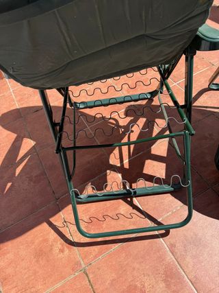 Sdraio da giardino a righe