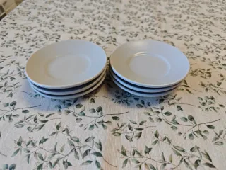Juego de 6 tazas de café y platillos