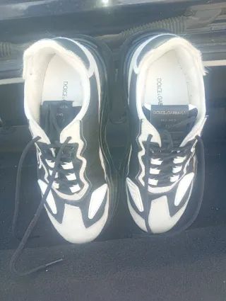 Dolce & Gabbana Bambas Negras y Blancas