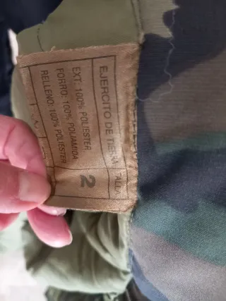 Chaqueta impermeable ejército de Tierra