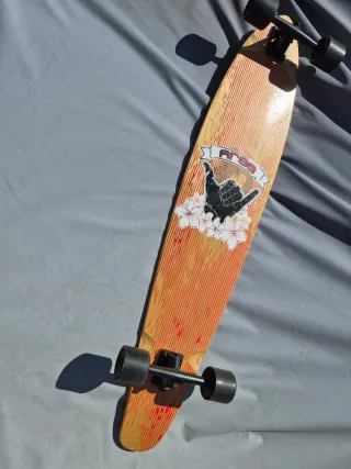 Longboard Area con diseño de flores