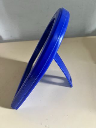 Specchio blu da tavolo o da parete