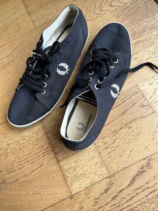 Zapatillas Fred Perry Azul Oscuro