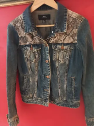 Cazadora vaquera Mango Talla S