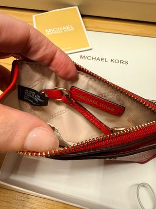 Portafoglio Michael Kors Rosso