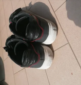 Scarpe Hogan Uomo Pelle Nere Rosse