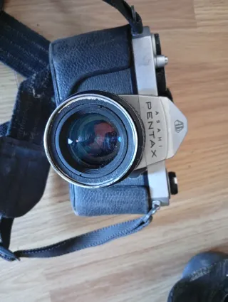 Cámara Reflex Asahi Pentax Plata/Negra