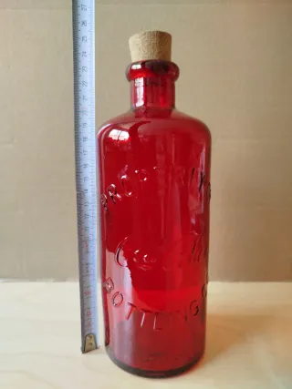 Botella Coca-Cola Roja Antigua