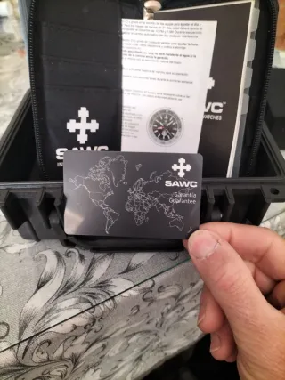 Caja de reloj SAWC negra