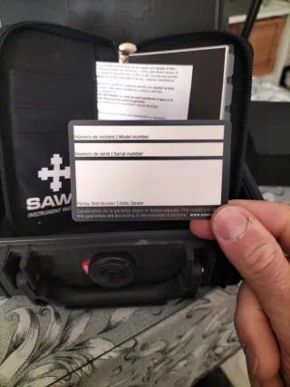 Caja de reloj SAWC negra