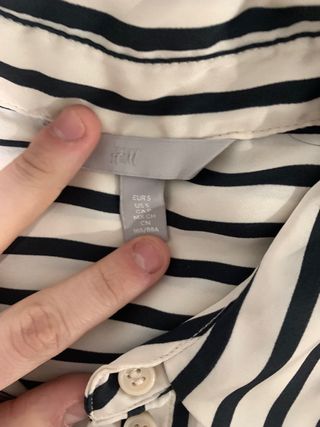 Camisa hym Rayas Azul y Blanco