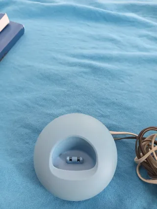 Teléfono fijo Panasonic azul