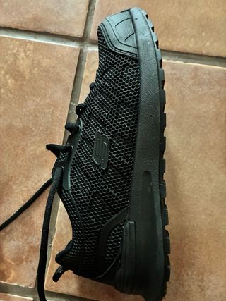 Zapato Seguridad Skechers Mujer Negro