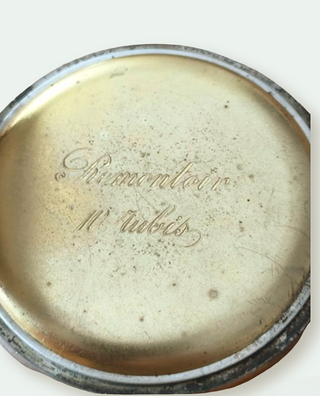 RELOJ DE BOLSILLO ANTIGUO + CAJA