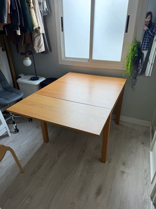 Mesa de madera extensible