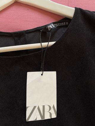 Maglia Zara maniche lunghe nere e bianche