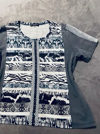 Camiseta Mapant's Animal Print Talla    48