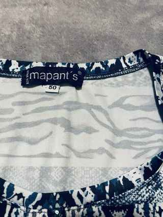 Camiseta Mapant's Animal Print Talla    48