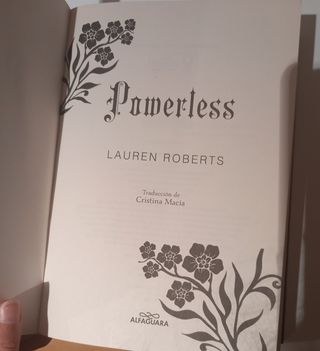 Libro Powerless nuevo