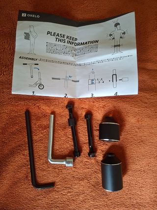 Patinete oxeo freestyle aluminio + kit