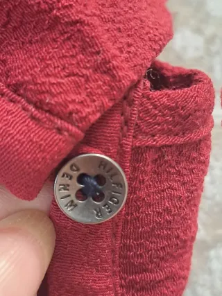 Vestido Tommy Hilfiger Burdeos