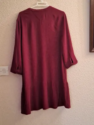 Vestido Tommy Hilfiger Burdeos