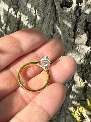 OFERTA!Anillo Solitario Diamante de laboratorio