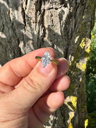 OFERTA!Anillo Solitario Diamante de laboratorio